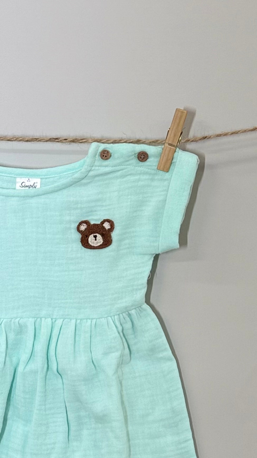 Linen dress for girls